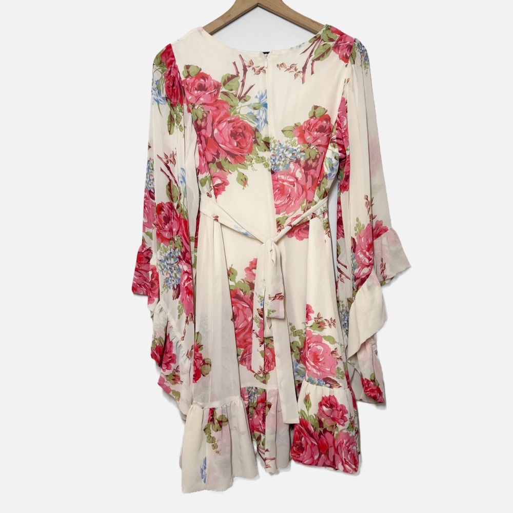 Betsey Johnson Bambi floral boho bohemian hippie flowy dress coquette girl sz 12 - Picture 4 of 14